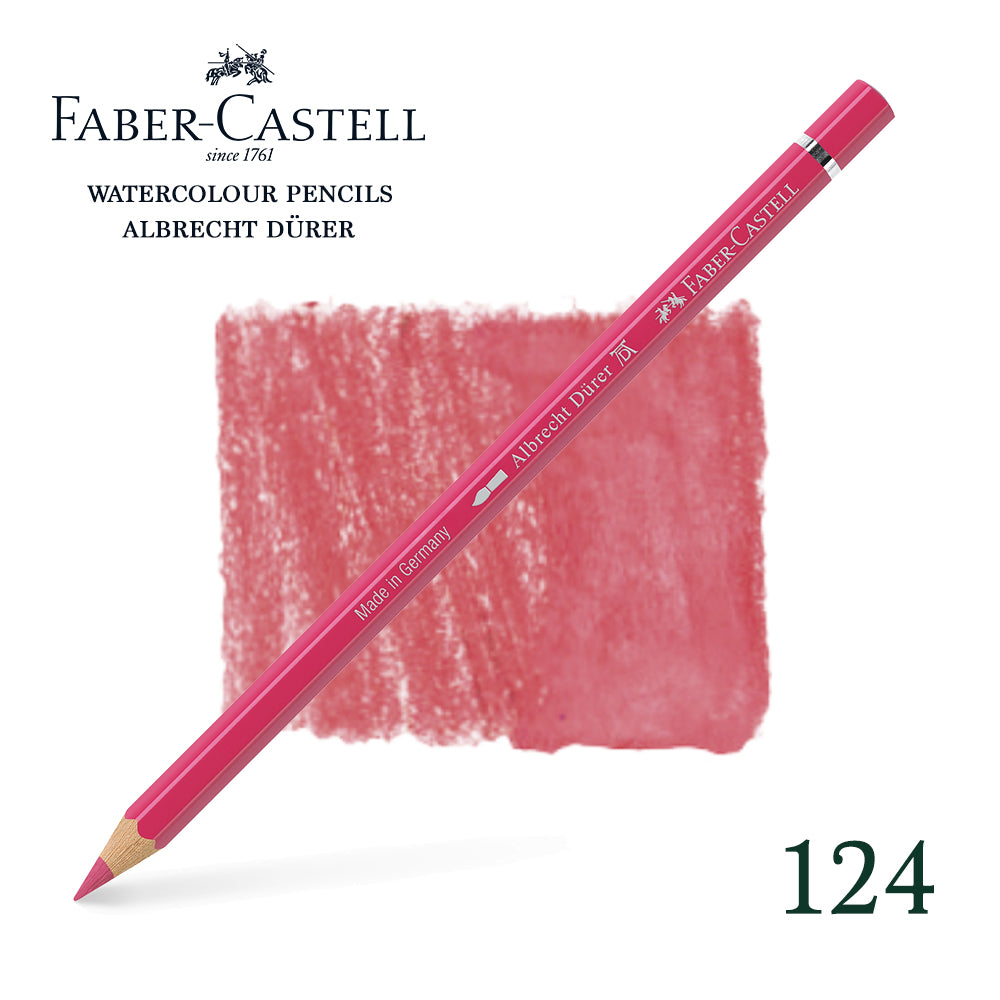 124 Karminrosé - Aquarellstift - Faber-Castell - Albrecht Dürer