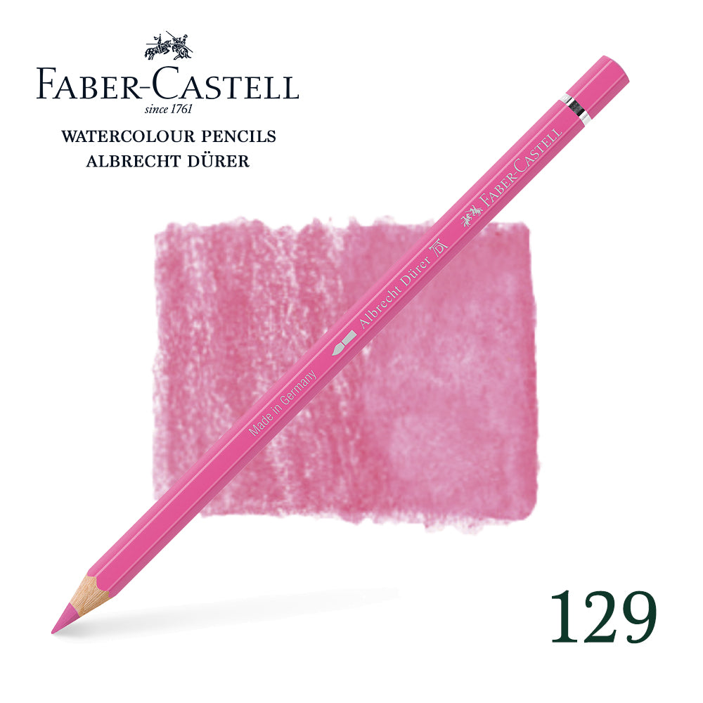 129 Laque de garance rose - Crayon aquarellable - Faber-Castell - Albrecht Dürer