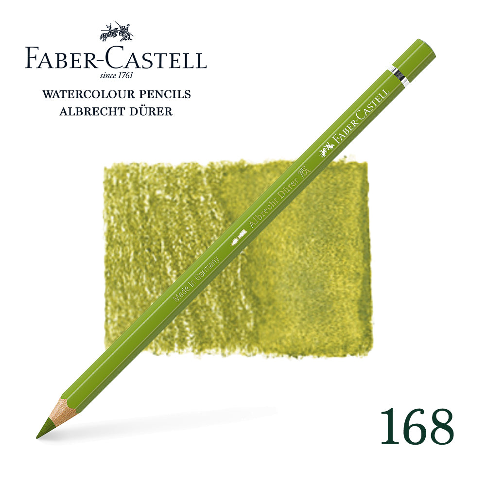 168 Earth green yellowish - Watercolor pencil - Faber Castell - Albrecht Durer