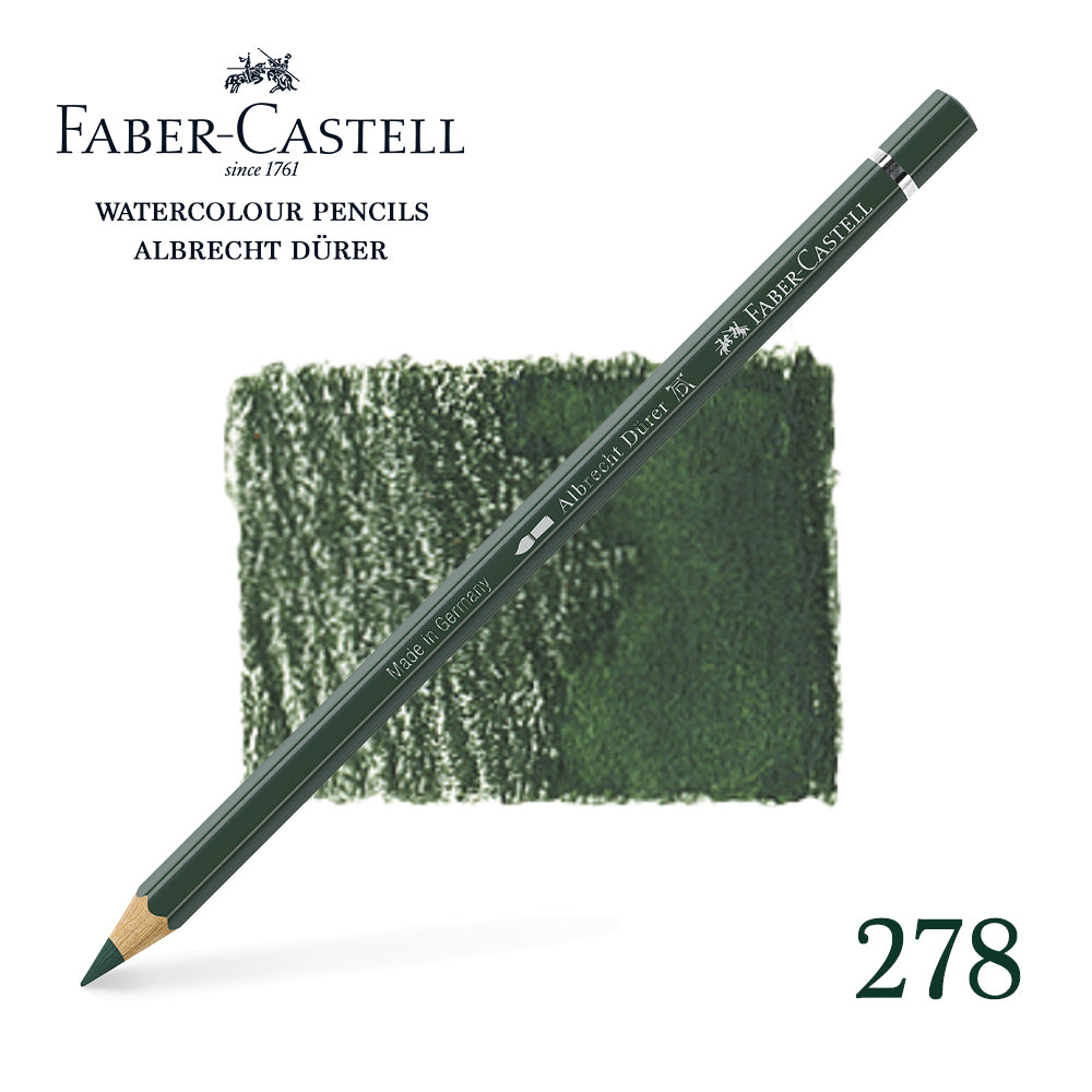 278 Chrome oxide green - Watercolor pencil - Faber Castell - Albrecht Dürer