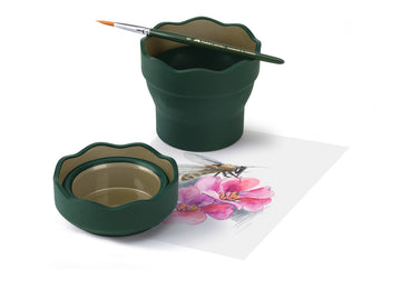 Watercup Faber-Castell Clic&Go - Dark green