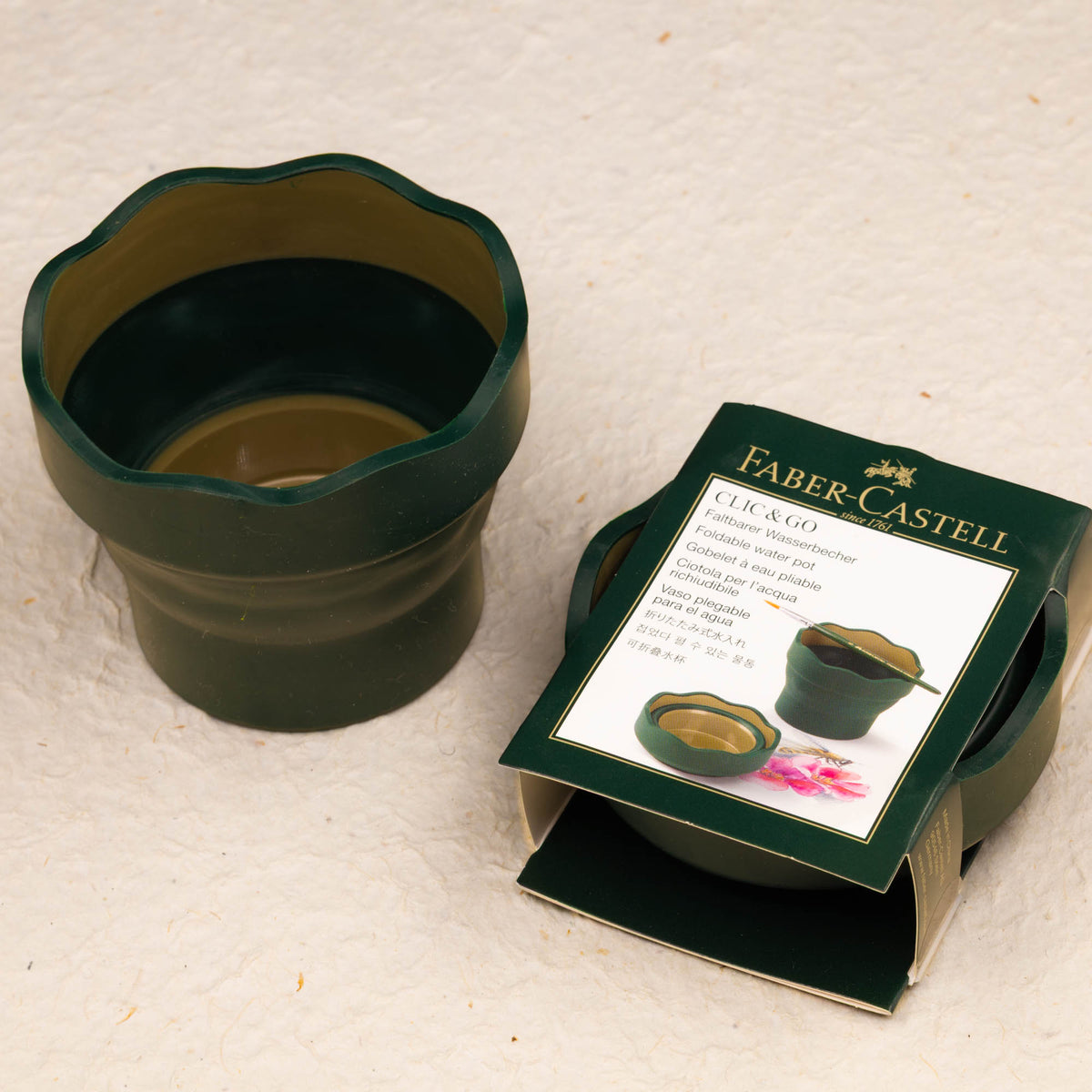 Watercup Faber-Castell Clic&Go - Dark green