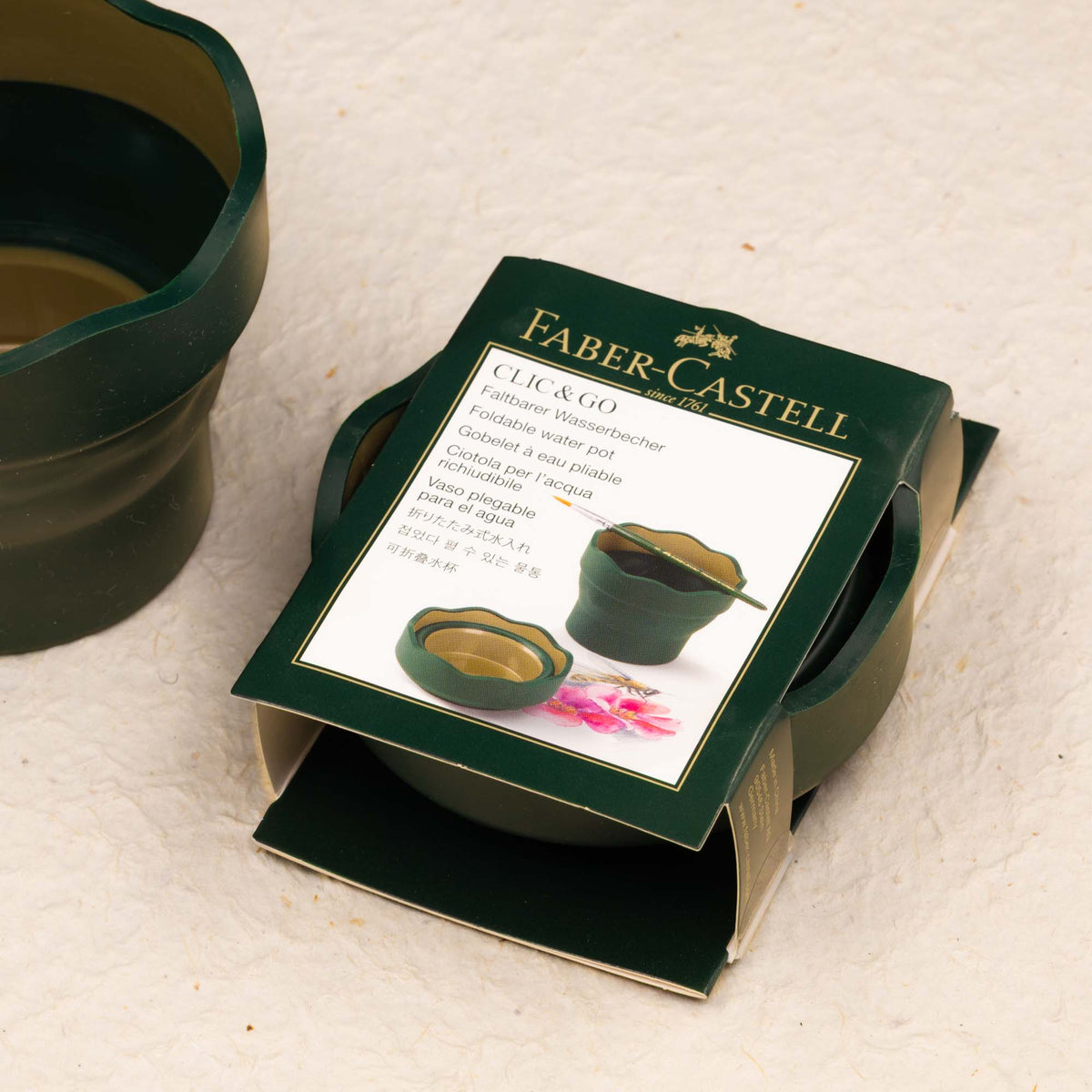Watercup Faber-Castell Clic&Go - Dark green