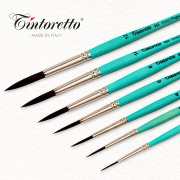 Prugna (série 853) - Tintoretto - Pinceau aquarelle synthétique