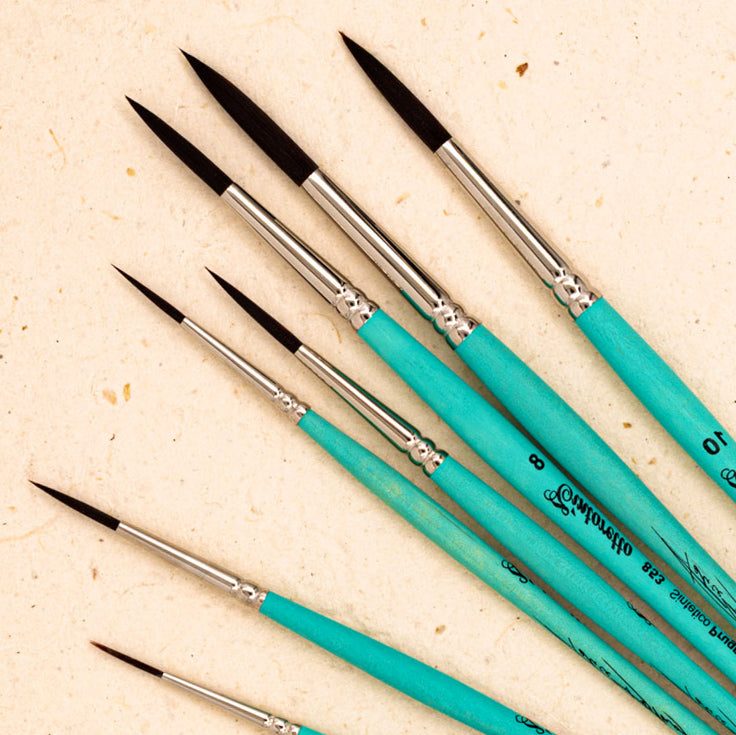 Prugna (Serie 853) - Tintoretto - Synthetischer Aquarellpinsel