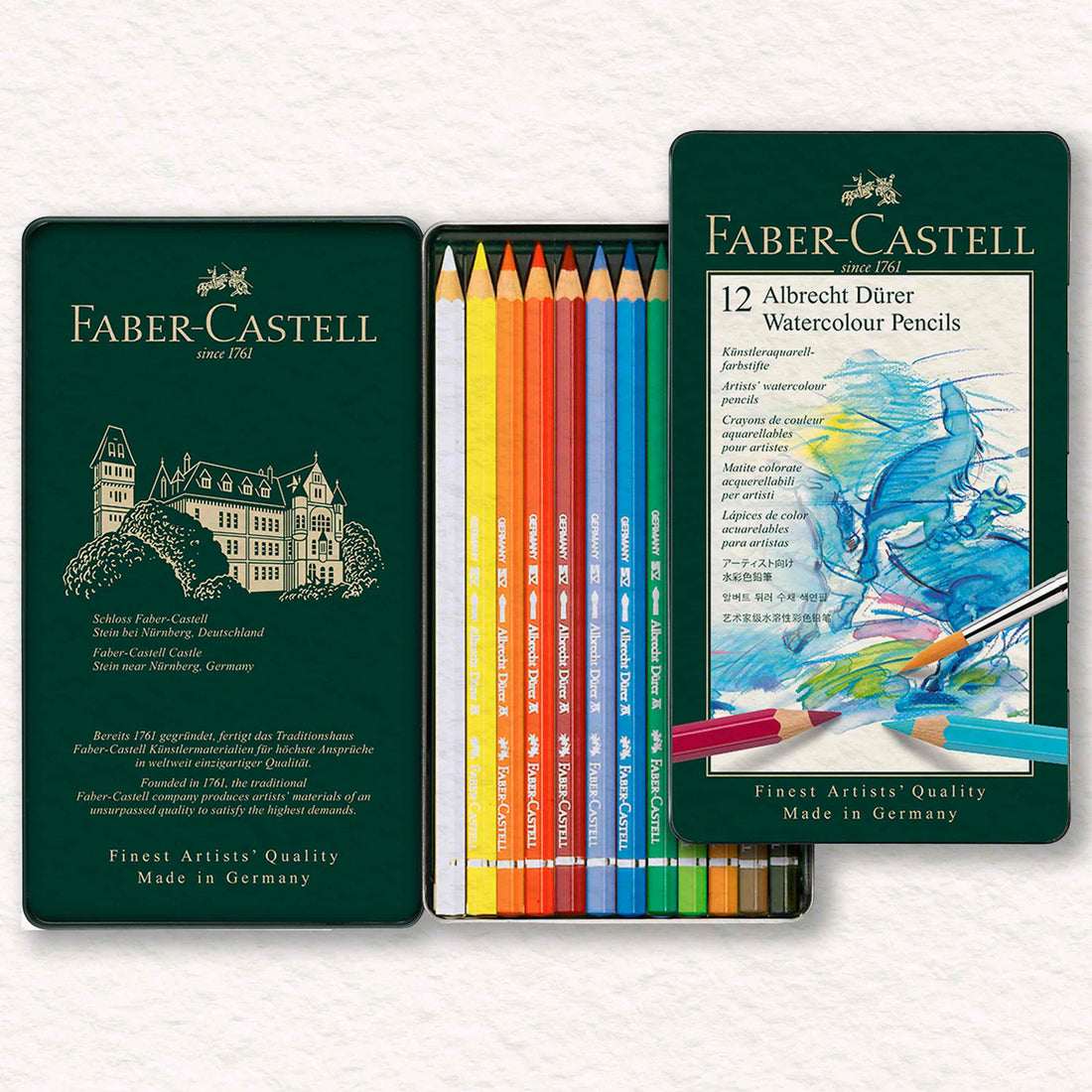 12er-Set Aquarellstifte – Faber-Castell – Albrecht Dürer