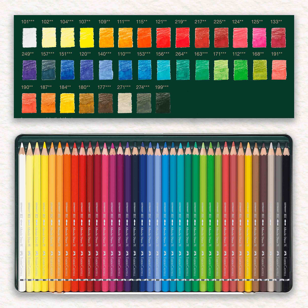 36er-Set – Aquarellstifte – Faber-Castell – Albrecht Dürer